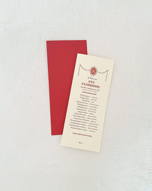 Eye Flirtation Greeting Card