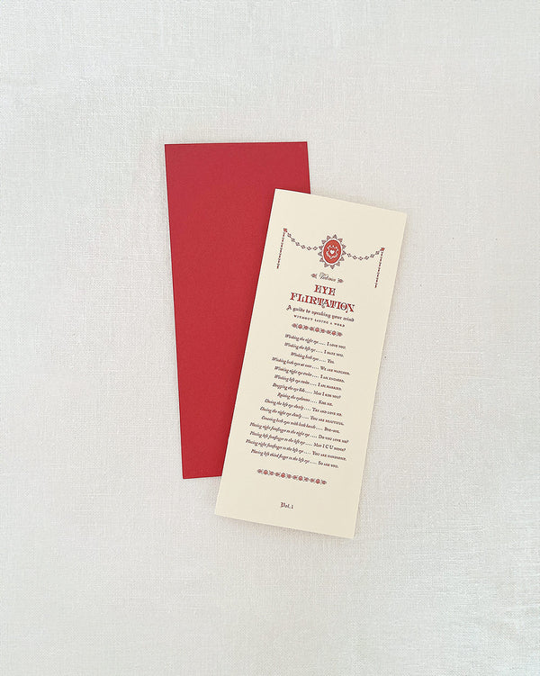 Eye Flirtation Greeting Card