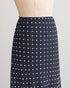 Elyna Dot Skirt - Navy