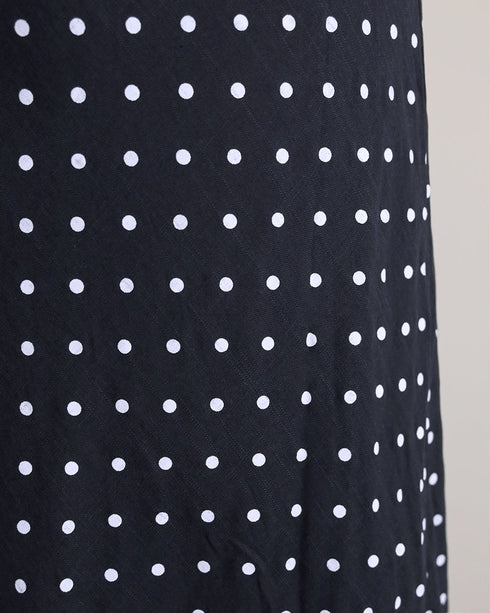 Elyna Dot Skirt - Navy