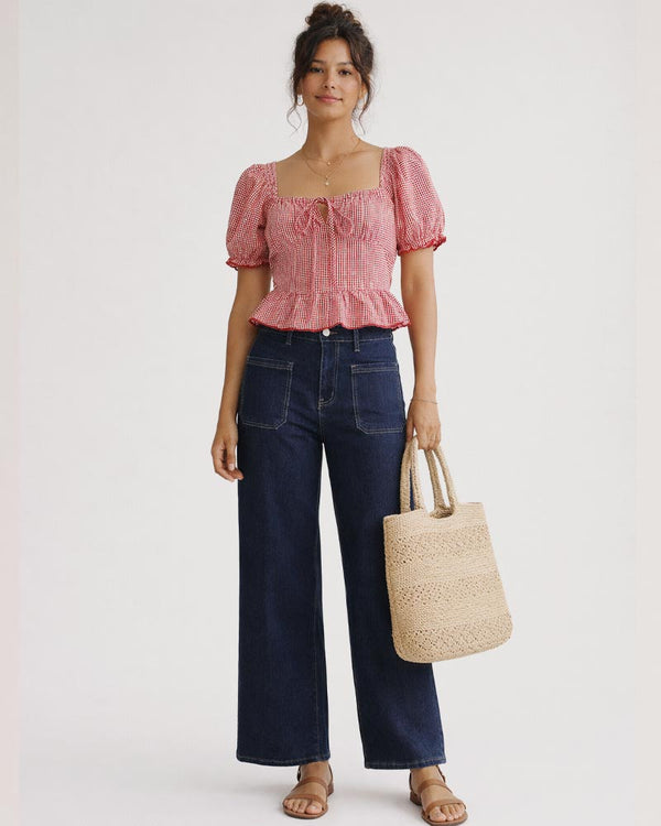 Laurel Patch Pocket Jeans