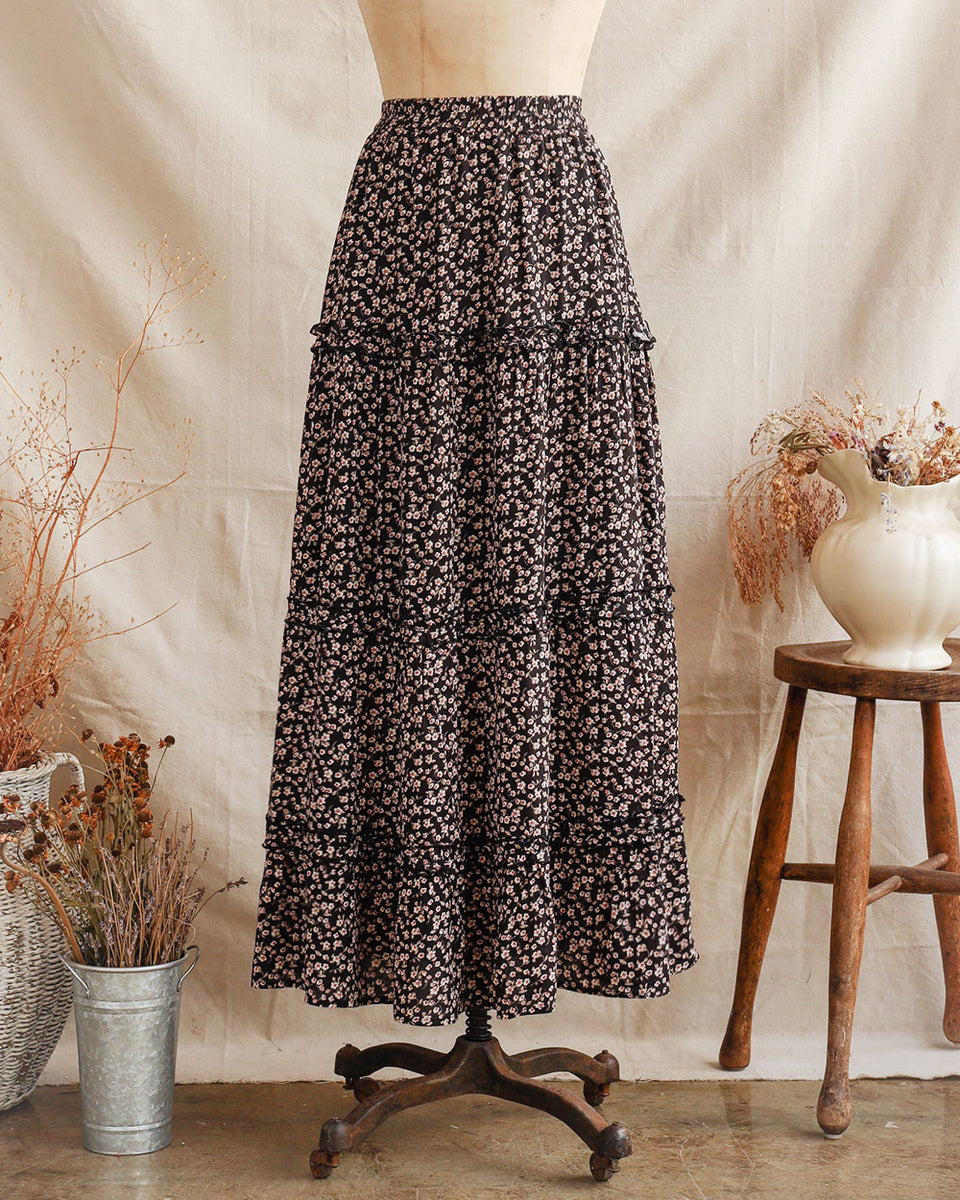Ditsy floral sales maxi skirt