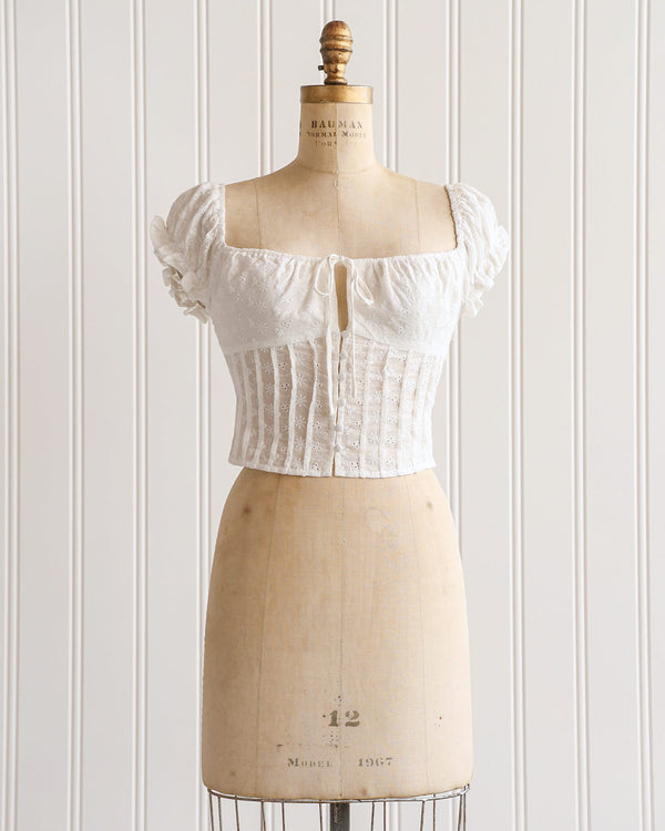 Bella Eyelet Top