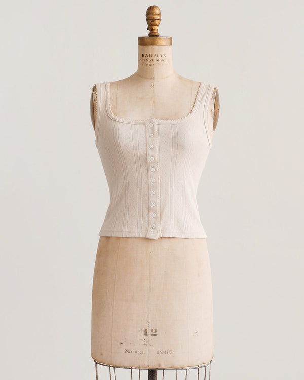 Harwell Pointelle Tank