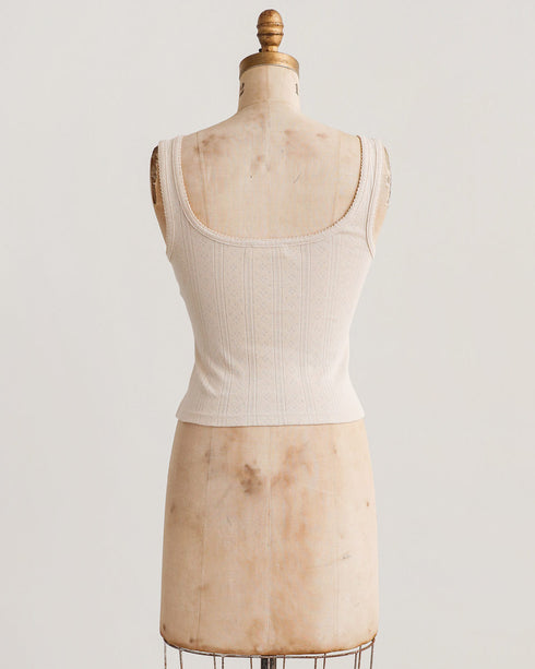 Harwell Pointelle Tank