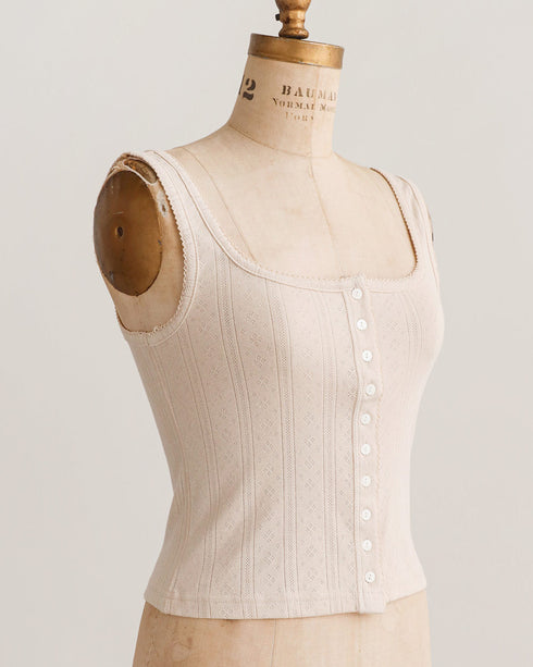 Harwell Pointelle Tank