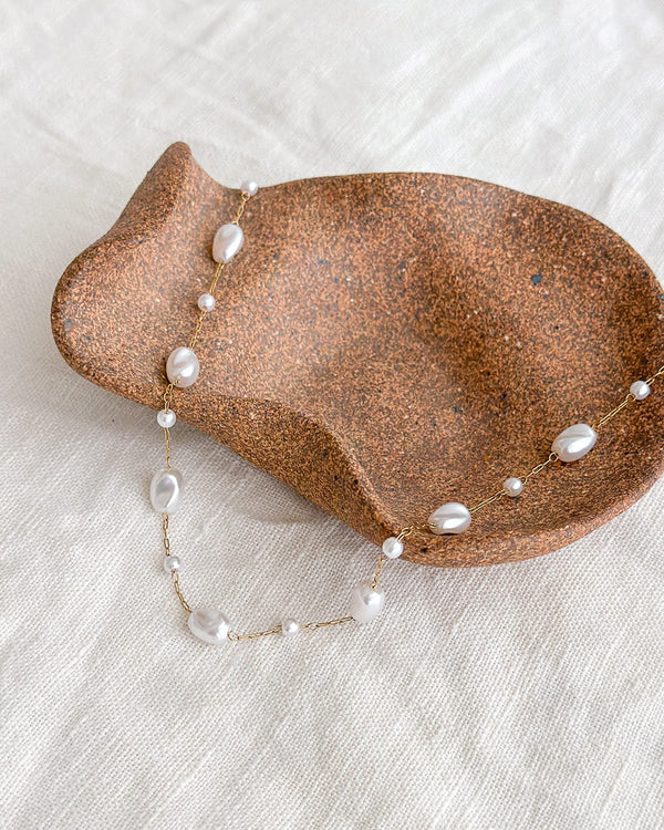 Morning Tide Pearl Necklace