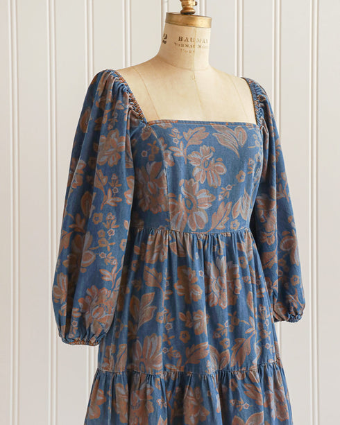 Floribunda Denim Dress