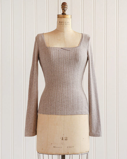 Brienne Pointelle Top