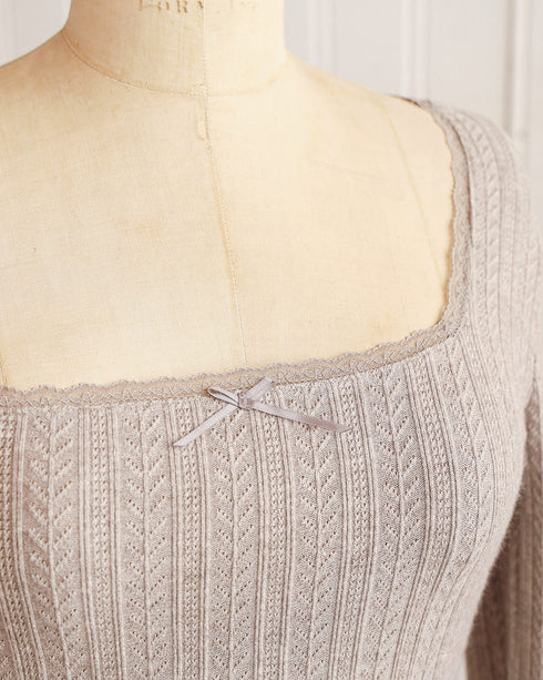 Brienne Pointelle Top