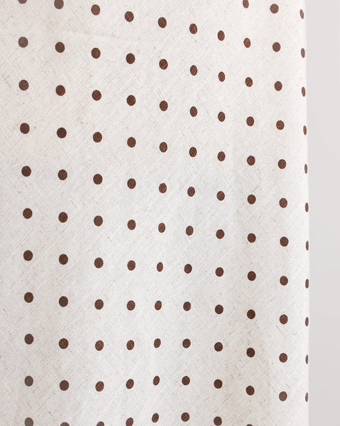 Elyna Dot Skirt - Cream