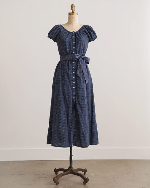 Calais Dress - Navy