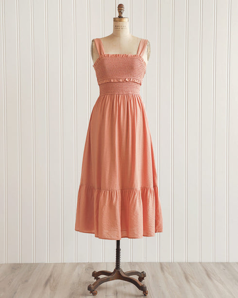 Peach Melba Sundress