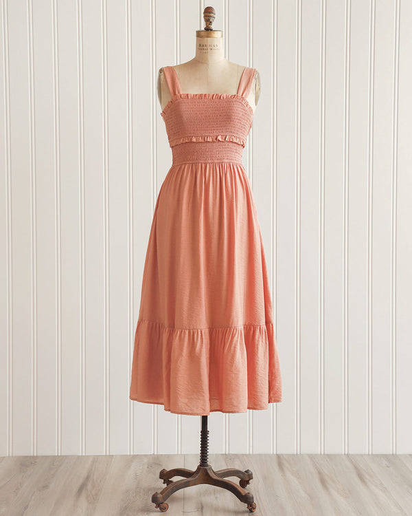 Peach Melba Sundress