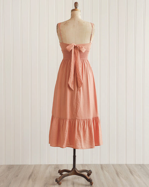 Peach Melba Sundress