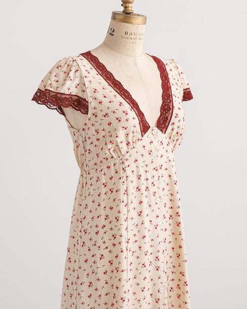 Eau de Vin Midi Dress