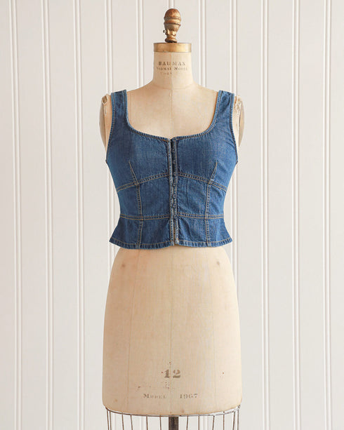 Cascabel Denim Top