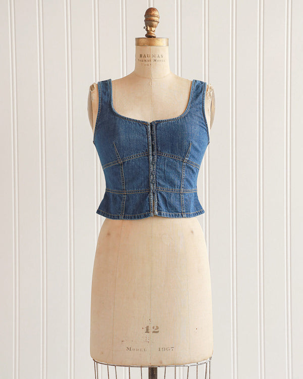 Cascabel Denim Top
