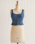 Cascabel Denim Top