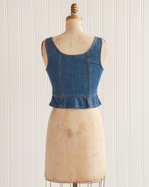 Cascabel Denim Top