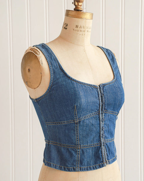 Cascabel Denim Top