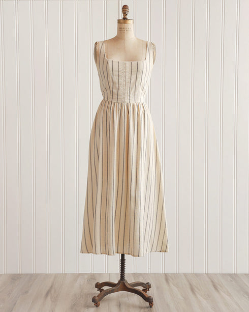 Journee Striped Midi Dress