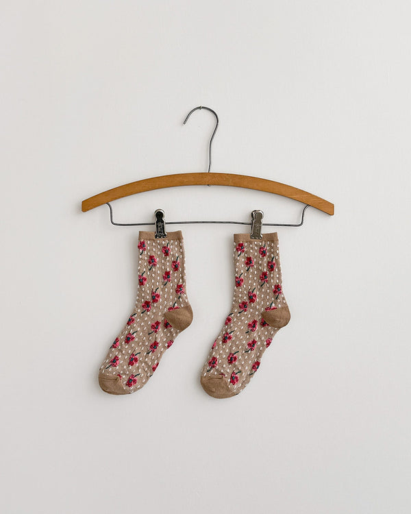 Dotted Garden Socks