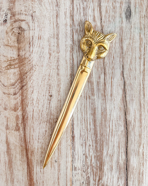 Fox Head Letter Opener