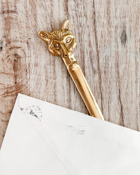 Fox Head Letter Opener