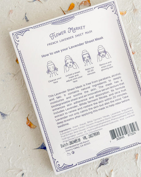 French Lavender Sheet Mask