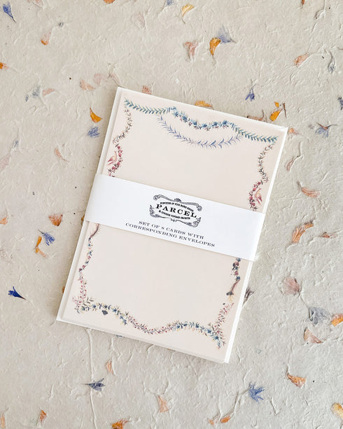 French Menu Stationery Set