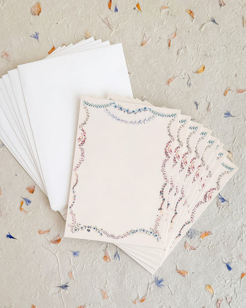 French Menu Stationery Set