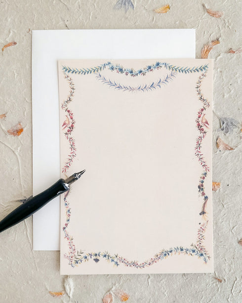 French Menu Stationery Set