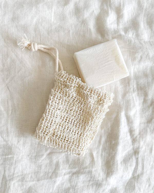 Sisal Bag & Soap Bar