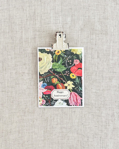 Happy Anniversary Flora Card