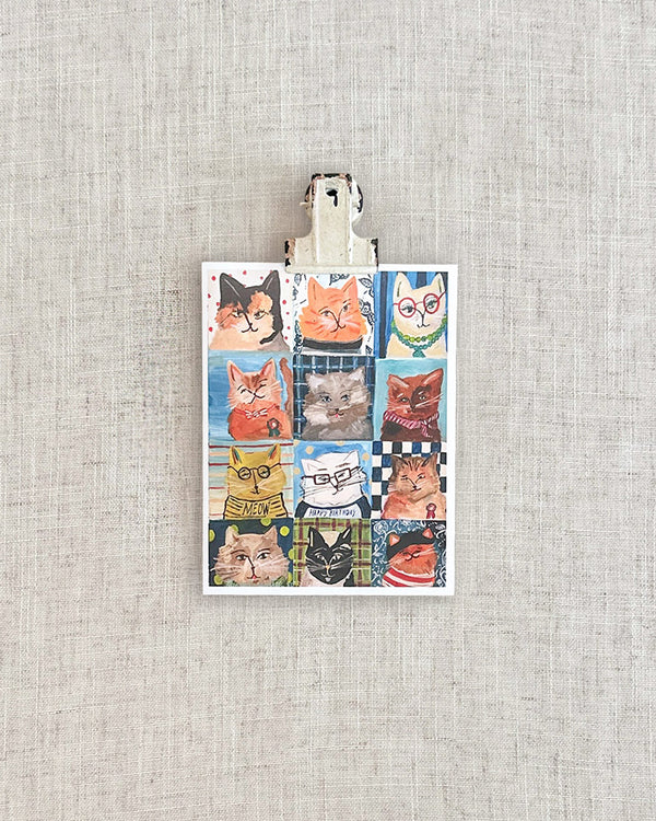 Happy Birthday Cats Card