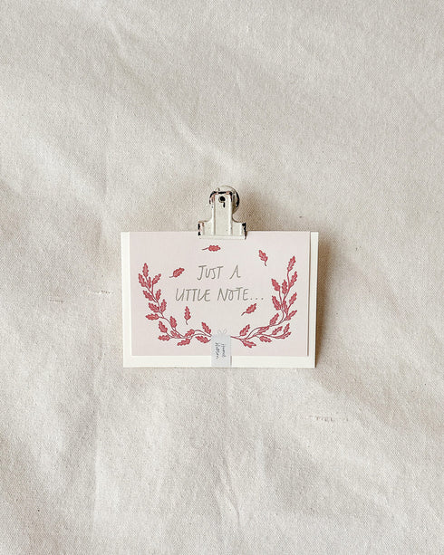 A Little Note Card
