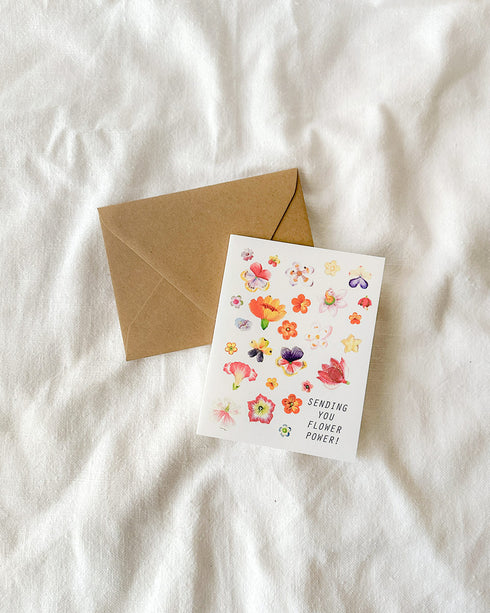 Sending You Flower Power Card
