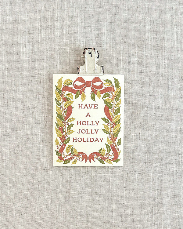 Holly Jolly Holiday Card