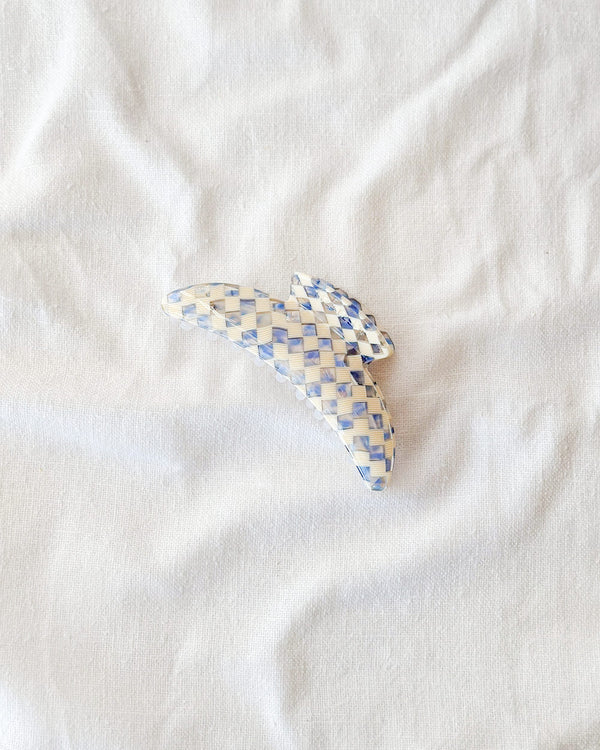 Sky Checker Hair Claw