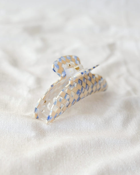 Sky Checker Hair Claw