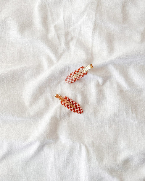 Maraschino Hair Clips