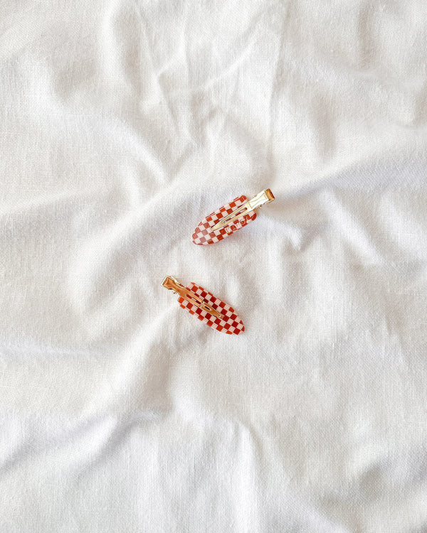 Maraschino Hair Clips