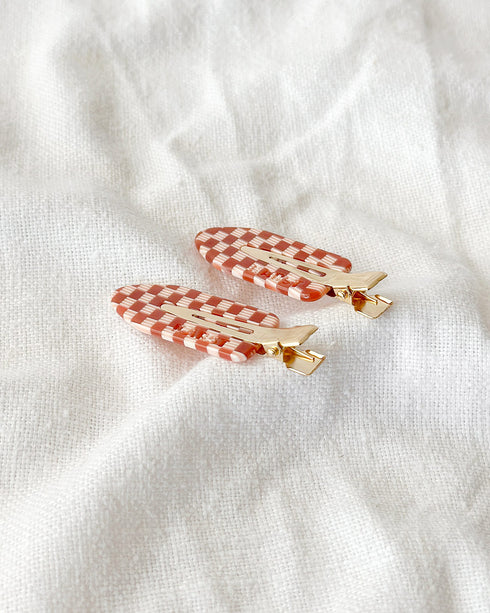 Maraschino Hair Clips