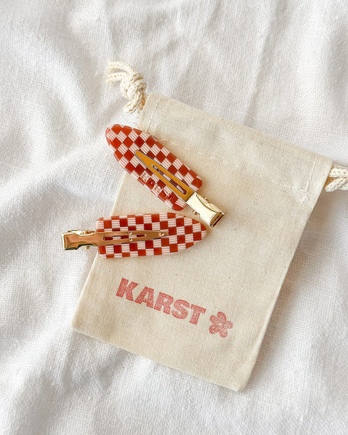 Maraschino Hair Clips