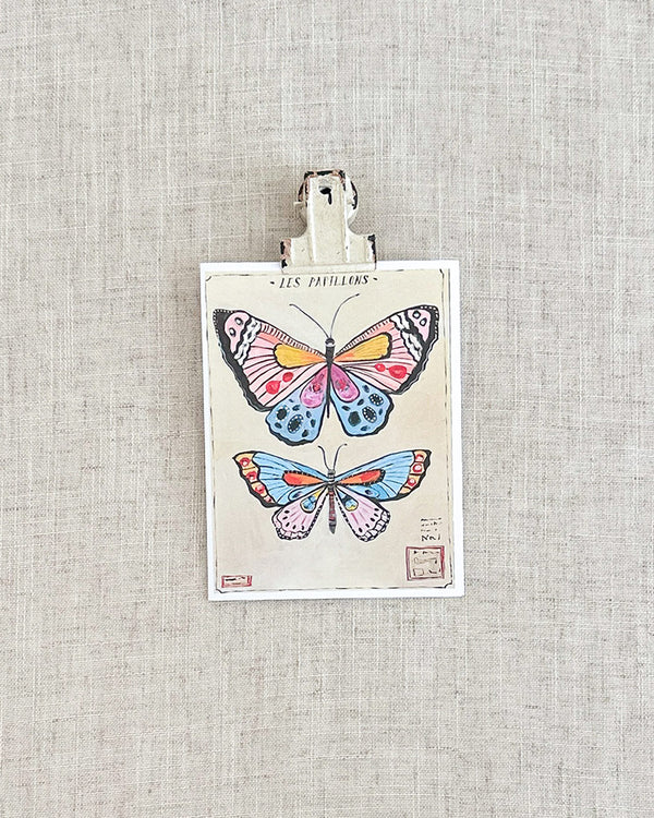 Les Papillons Card