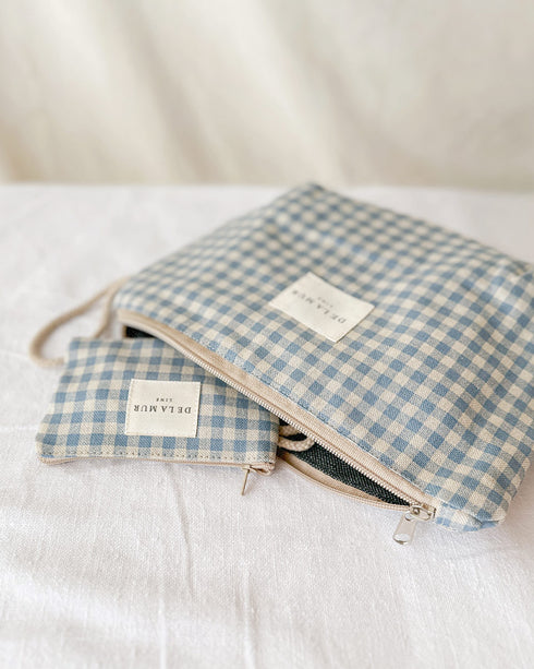 Makeup Bag - Brisa Gingam