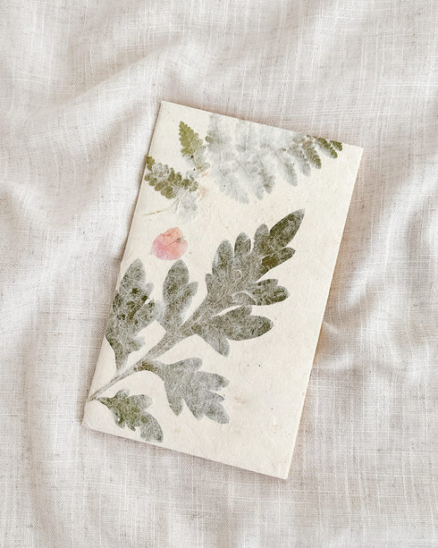 Mixed Leaves Natural Floral Journal