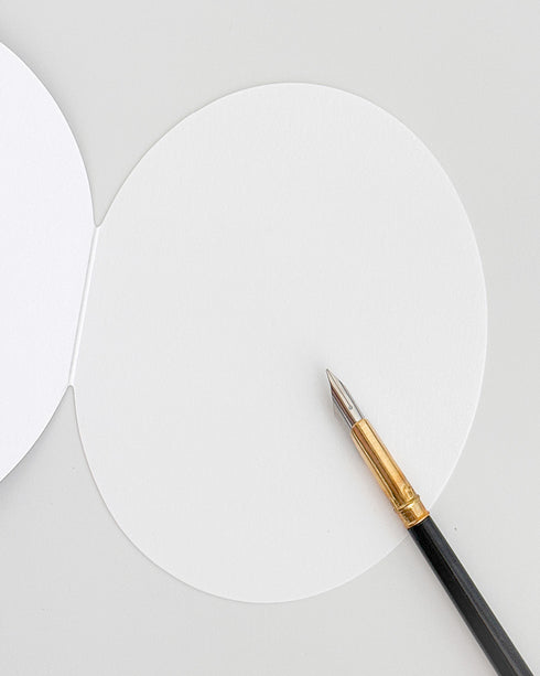 Moon Oval Card