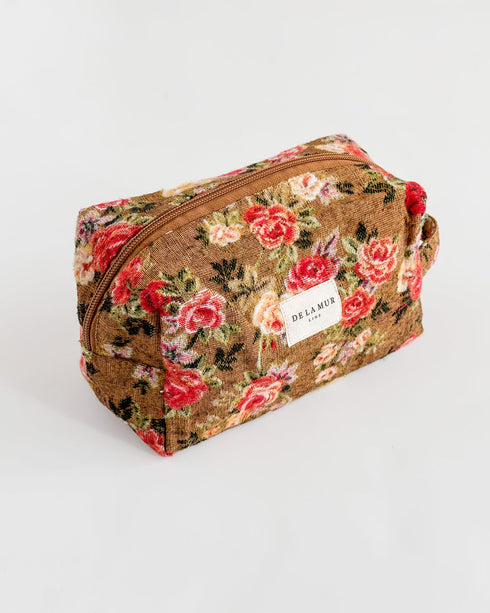 Cottage Tapestry Makeup Bag